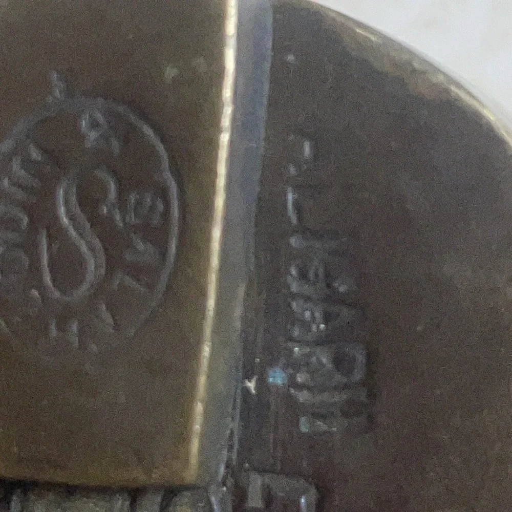 WORKING Vintage Brass‎ & Steel 10 Lever Padlock And Key Darbar Lock Salahuddin
